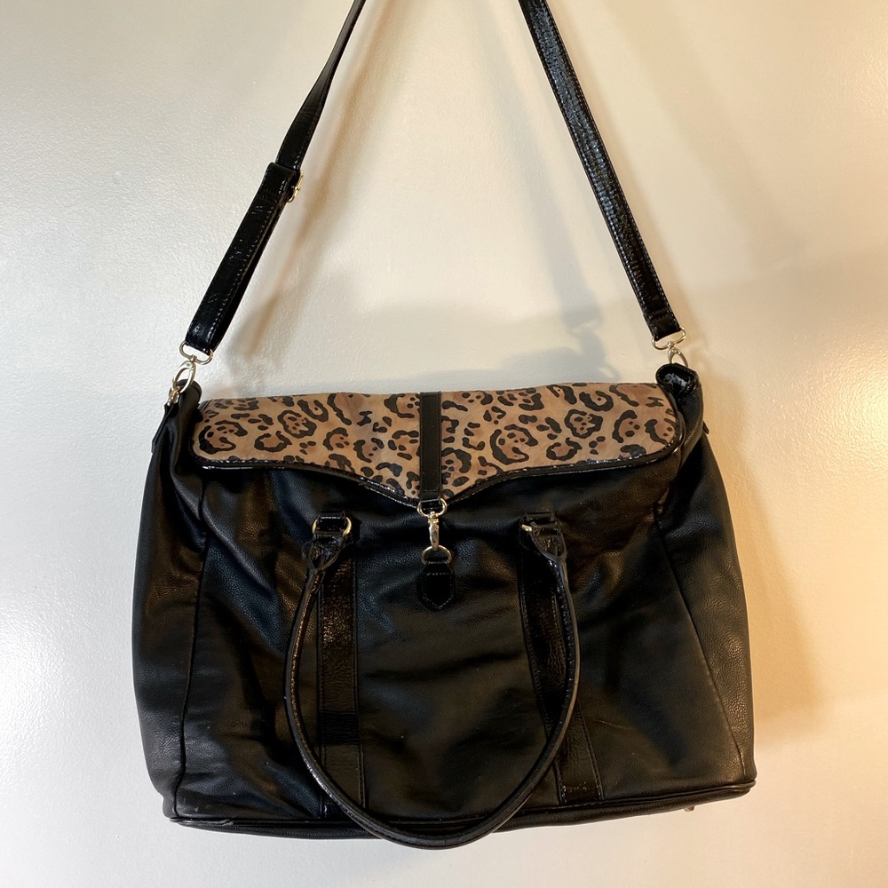 Steve Madden faux leather Weekender Bag
